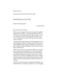 Brief Rudolf Steiners an A. W. Sellin (15. August 1906)