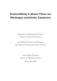 Strukturbildung in dünnen Filmen aus Mischungen ... - ArchiMeD