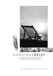 Gemeindebrief August-September 2013 - Evangelische ...