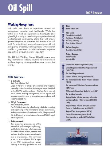 Oil spill preparedness - IPIECA