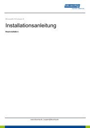 Windows 8 Installationsanleitung - bluechip Computer AG