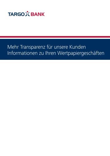 Einlagensicherung - Targobank