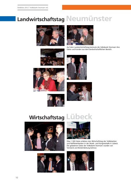 Geschäftsbericht 2012 - Volksbank Stormarn