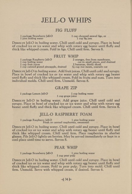 THE GREATER JELL-O RECIPE BOOK