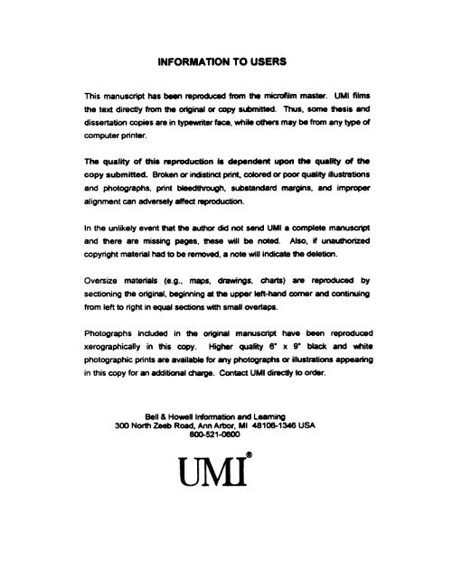 Proquest Dissertations Arizona Campus Repository Proquest Dissertations Arizona Campus Repository