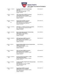 COMPLETE - 2013 Tournament Schedule [11_20_12] - USTA.com