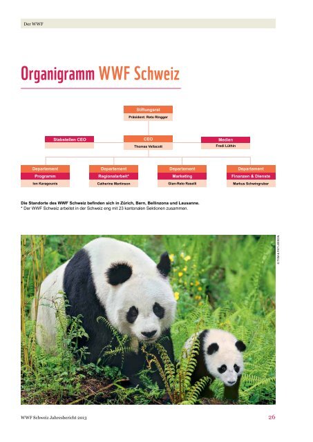 Jahresbericht 2013 - WWF Schweiz