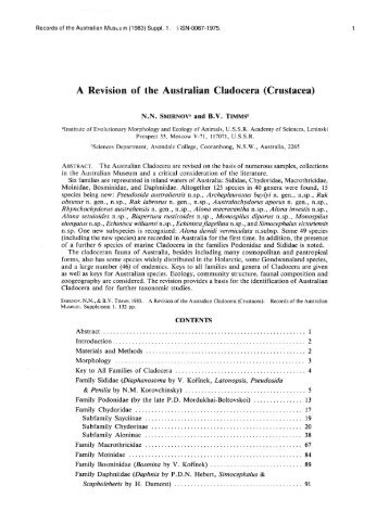 Complete work (17045kb PDF) - Australian Museum