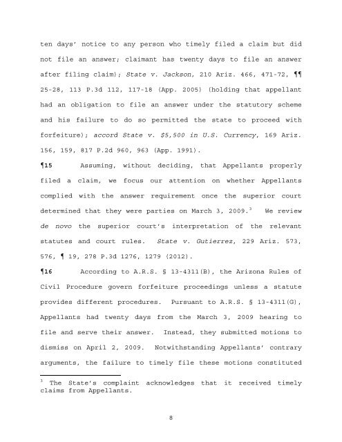 1 CA-CV 11-0796 - Arizona Judicial Department