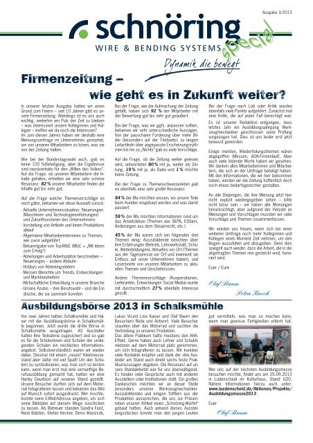 Ausgabe 03/2013 - Schnöring GmbH