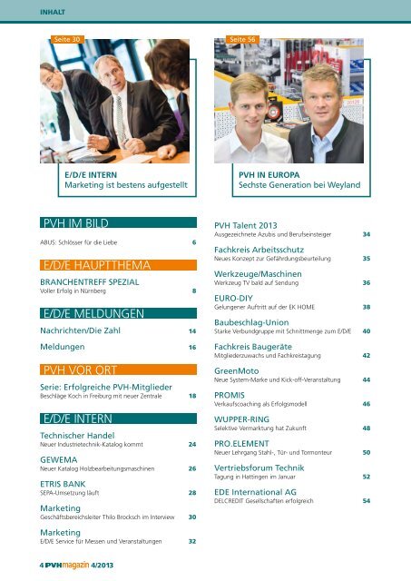 Ausgabe 4 / 2013 - EDE