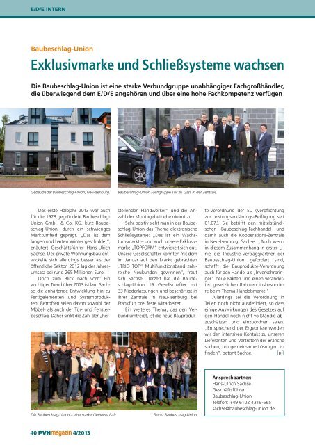 Ausgabe 4 / 2013 - EDE