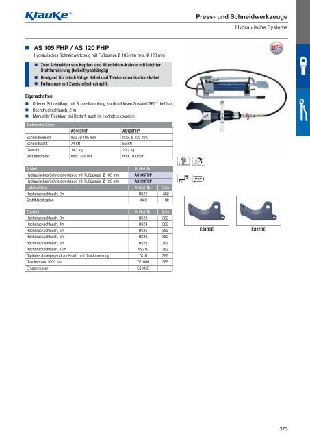 Klauke Hauptkatalog - Ferratec