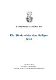 Die Sünde wider den Heiligen Geist - bertha-dudde.info