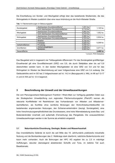 Landschaftspflegerischer Fachbeitrag IBU - Beteiligungsverfahren ...