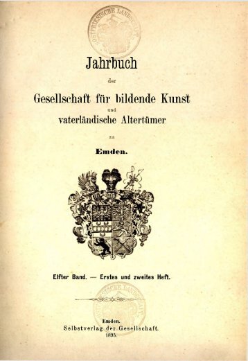 Jahrbuch - Ostfriesische Landschaft