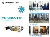 Motorola Business-Class RFID Case Studies