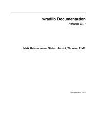 wradlib Documentation - Bitbucket