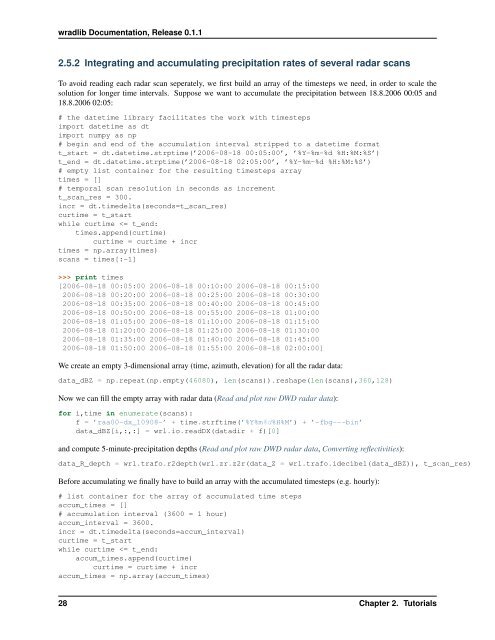 wradlib Documentation - Bitbucket