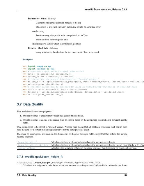 wradlib Documentation - Bitbucket
