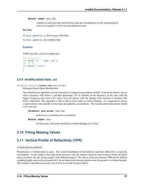 wradlib Documentation - Bitbucket