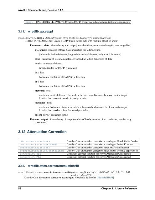 wradlib Documentation - Bitbucket