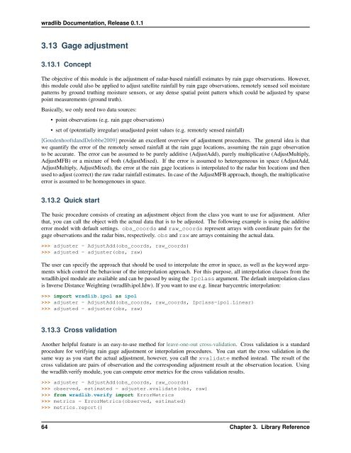 wradlib Documentation - Bitbucket