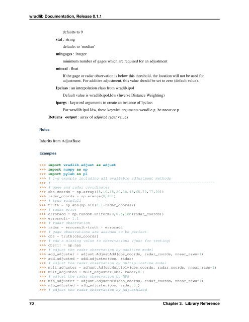 wradlib Documentation - Bitbucket