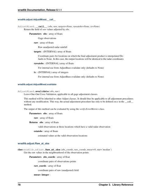 wradlib Documentation - Bitbucket