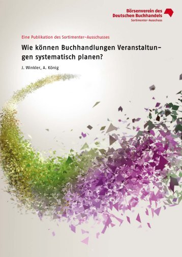 Wie können Buchhandlungen Veranstaltungen systematisch planen?