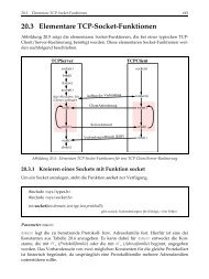 20.3 Elementare TCP-Socket-Funktionen - Pearson Bookshop