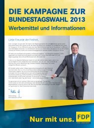 Werbemittelkatalog - FDP