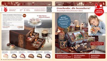 Geschenke, die bezaubern! - Lebkuchen Schmidt