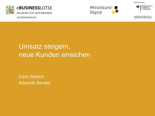 Umsatzsteigerung durch Google AdWords