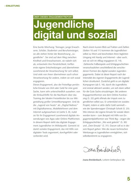 Engagement Report „Jugendliche digital“ - Deutsche Kinder und ...