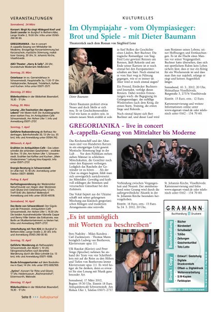 März/April 2012 - Wedemark Journal und Kulturjournal190