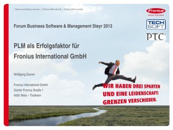 PLM als Erfolgsfaktor für Fronius International GmbH