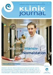Klinik-Journal 01 / 2013 als PDF zum Download - Krankenhaus ...