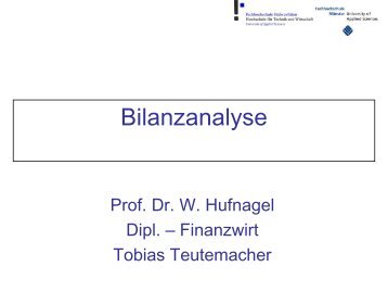 Bilanzanalyse