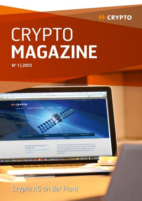 CryptoMagazine 1/2013 - Crypto AG