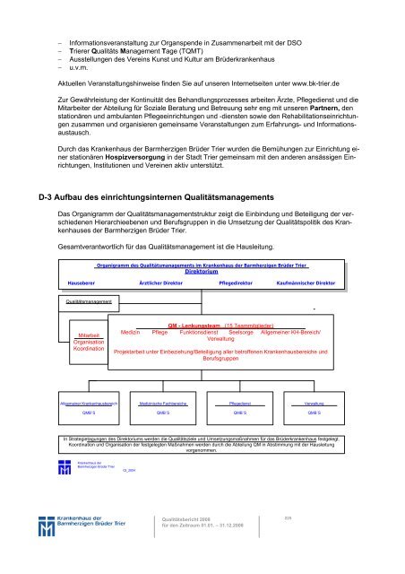 A Struktur- und Leistungsdaten des ... - Brüderkrankenhaus Trier