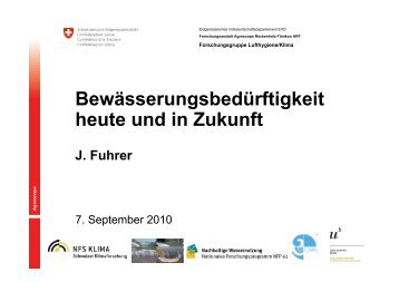 Referat Prof. Dr. JÃ¼rg Fuhrer