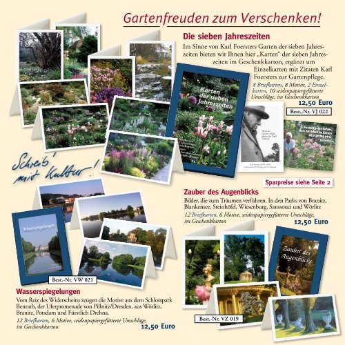 Das Kartenprogramm 2013 - Deutsche Stiftung Denkmalschutz