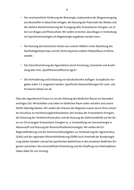 Positionspapier Agrar- und Forstpolitik - CDU Deutschlands