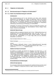 III-2 Tätigkeiten mit Gefahrstoffen - arbeitsschutz.nibis.de