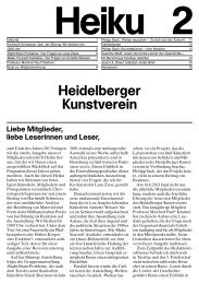Download Heiku 2 - Heidelberger Kunstverein