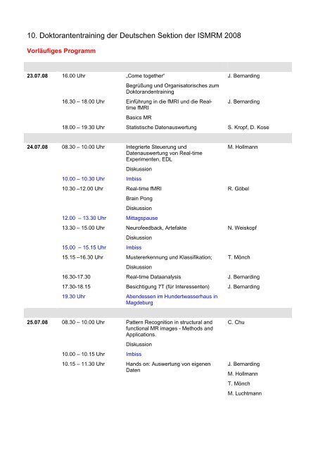 Programm-Download (*.pdf) - Deutsche Sektion der ISMRM eV