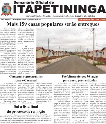 Mais 159 casas populares serÃ£o entregues - Prefeitura Municipal de ...