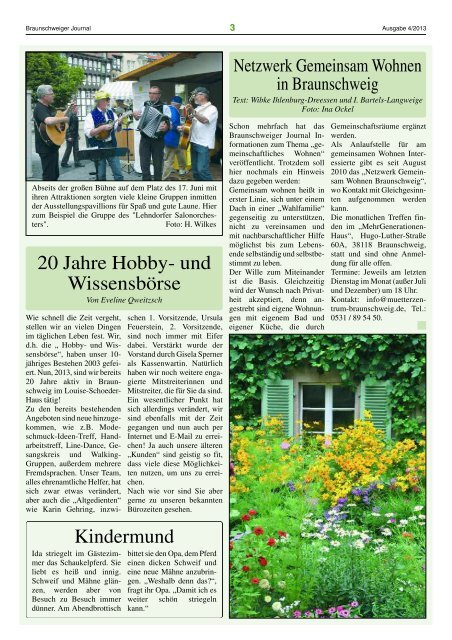 Ausgabe 4/13 (pdf) - Cyty-Braunschweig