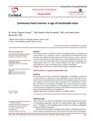 Continuous heart murmur: a sign of inestimable value - Infomed